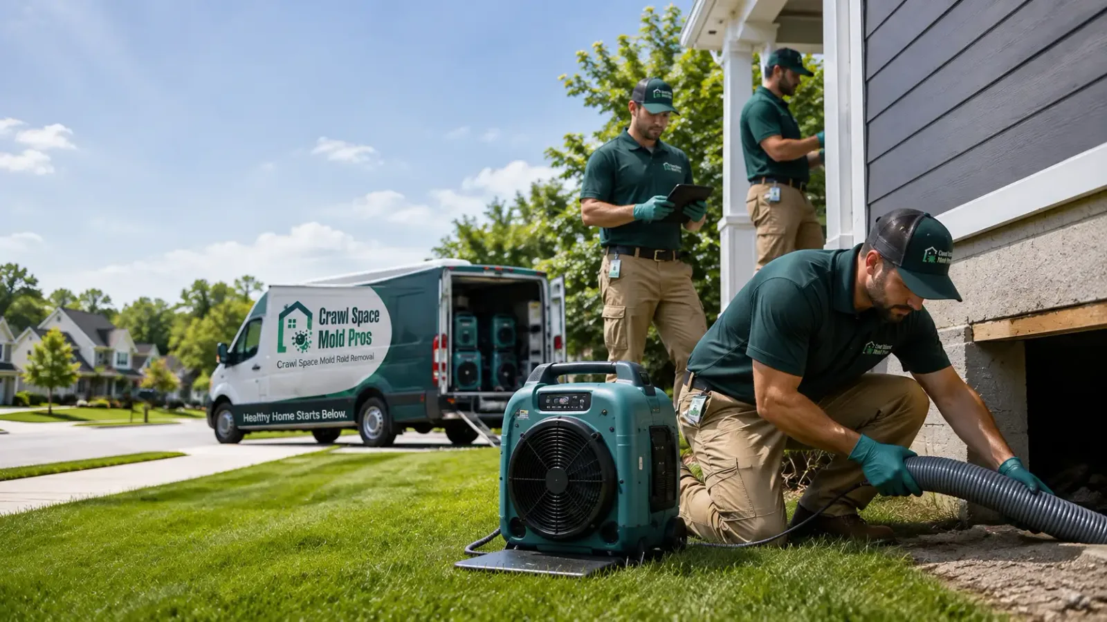 Crawl Space Mold Removal in Dennison, MN